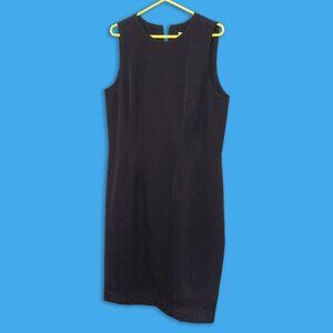 Antonio Melani Black Sleeveless Sheath Dress